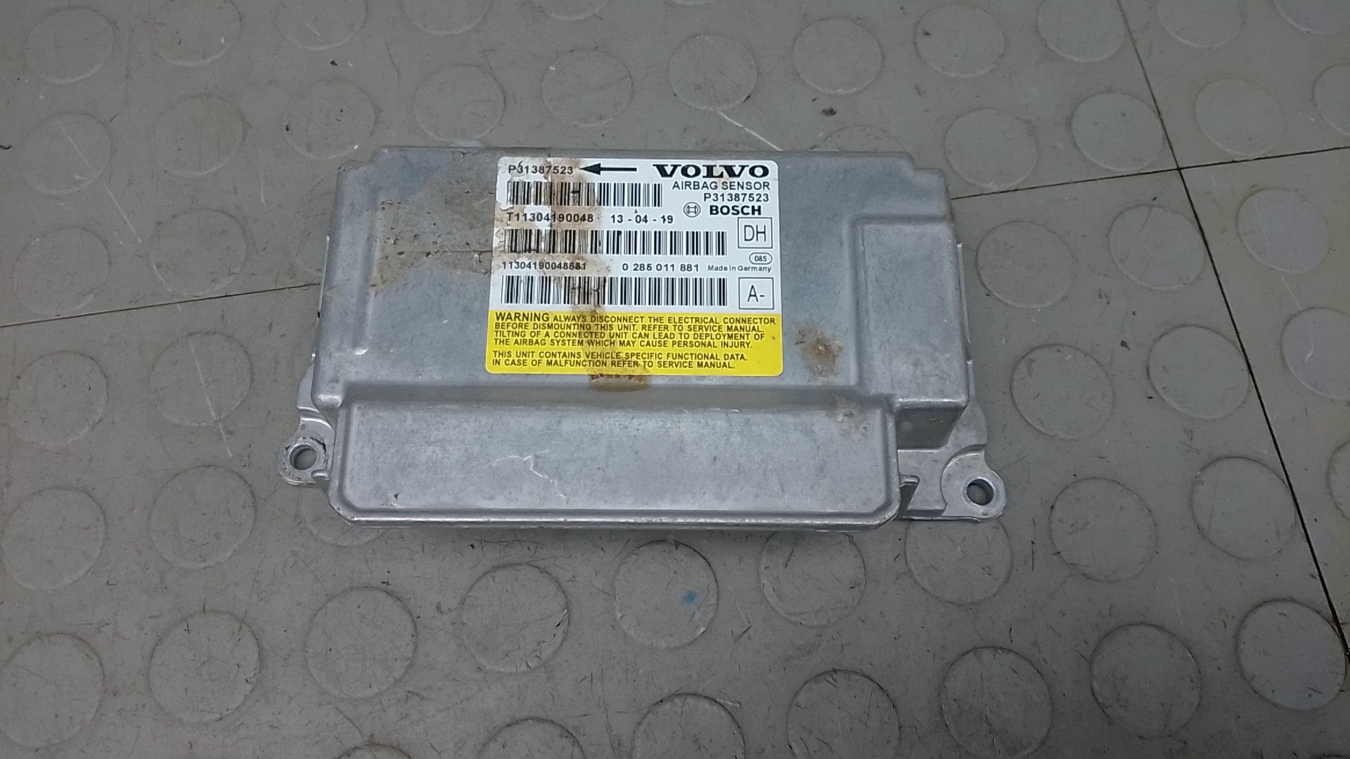 Блок управления airbag Volvo V60 1