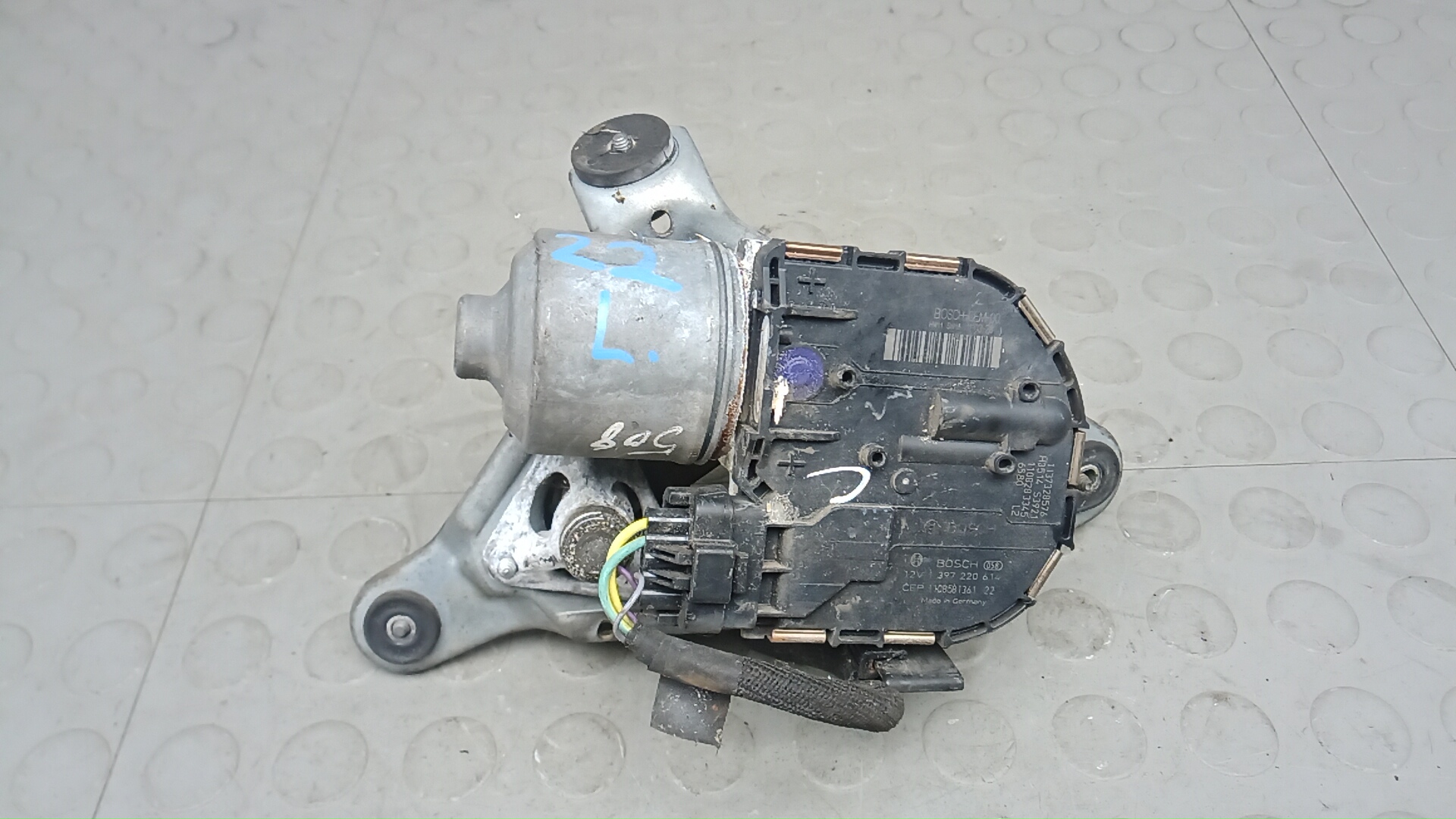 Мотор стеклоочистителя лобового стекла Peugeot 508 1