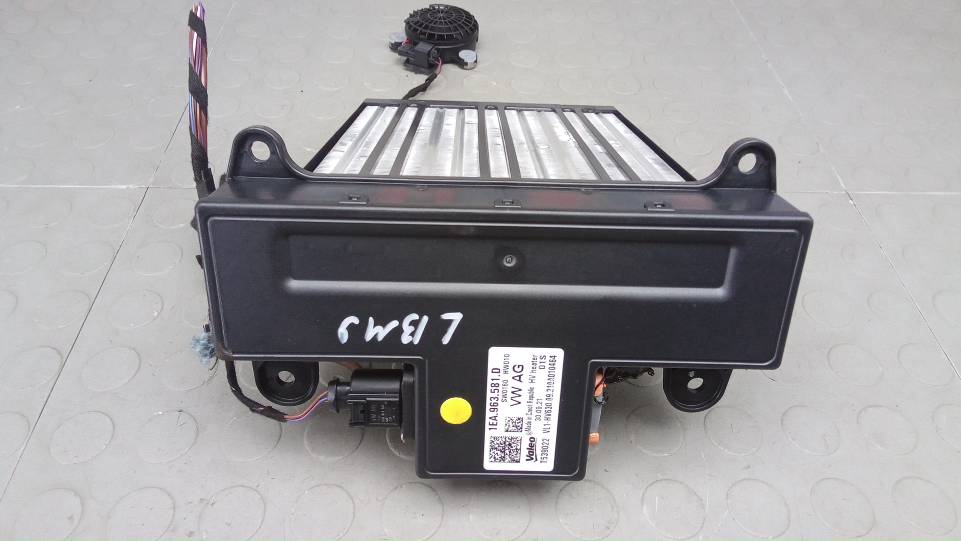 электрический радиатор отопителя (тэн) Volkswagen ID.4