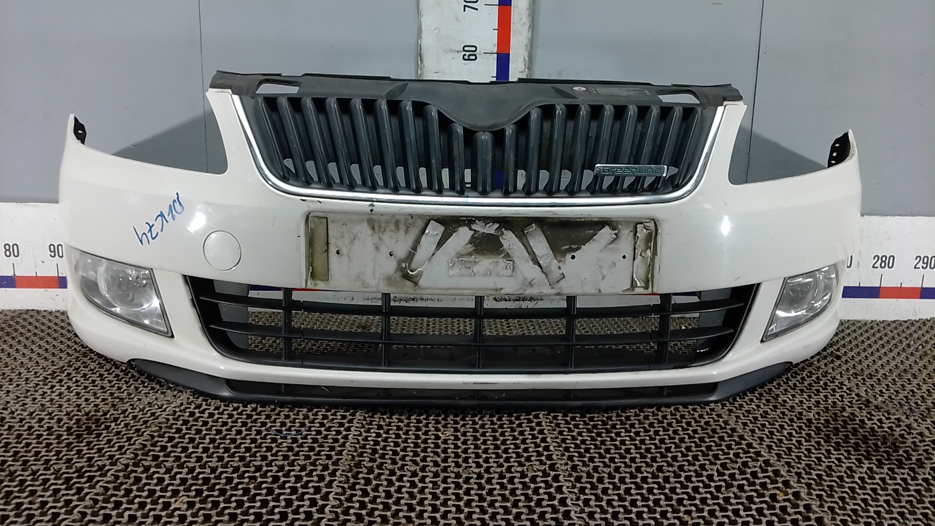 Бампер передний Skoda Fabia 2